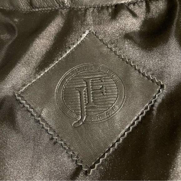 JF Jacqueline Ferrar Women 100% Leather Jacket Size XL - Picture 9 of 9